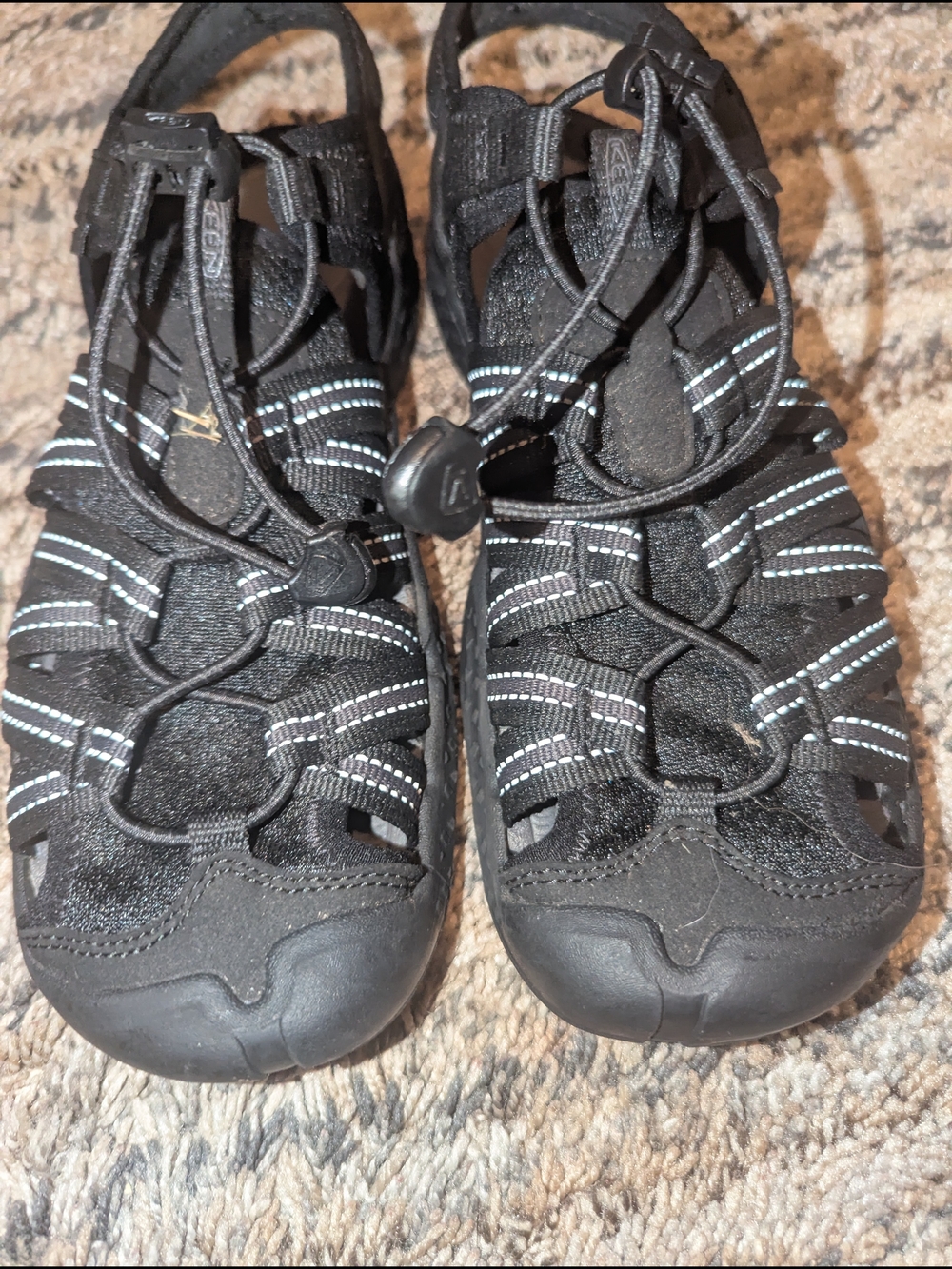 KEEN Woman's' Black Outdoor Sandals - Picture 4 of 6
